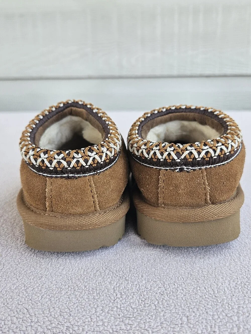 UGG Tasman II Clog House Slippers Toddler SZ 6 Chestnut Brown Slip-On